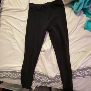 Black basic leggings